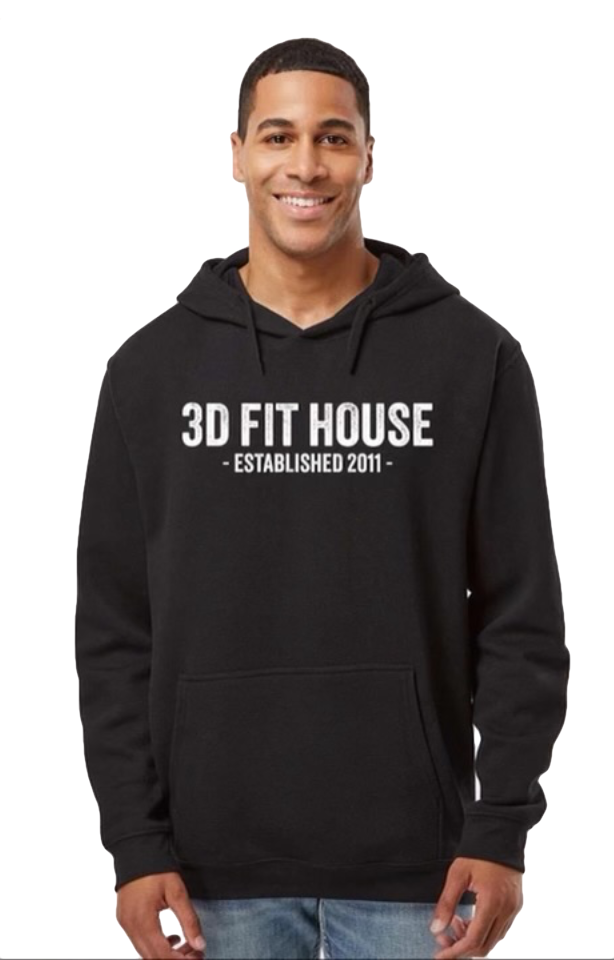 3D Fit House Unisex Hoodies (black or green)