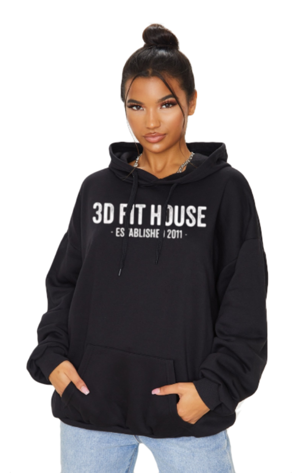 3D Fit House Unisex Hoodies (black or green)