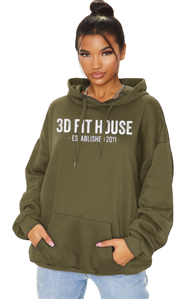 3D Fit House Unisex Hoodies (black or green)